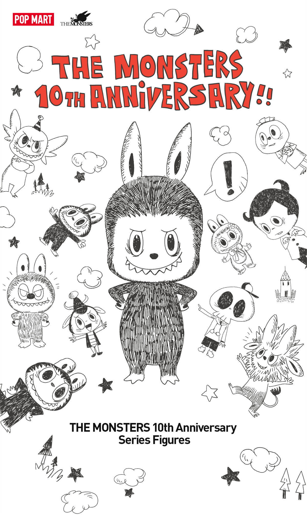 POP NOW:THE MONSTERS 10th Anniversary Series Figures - POP MART