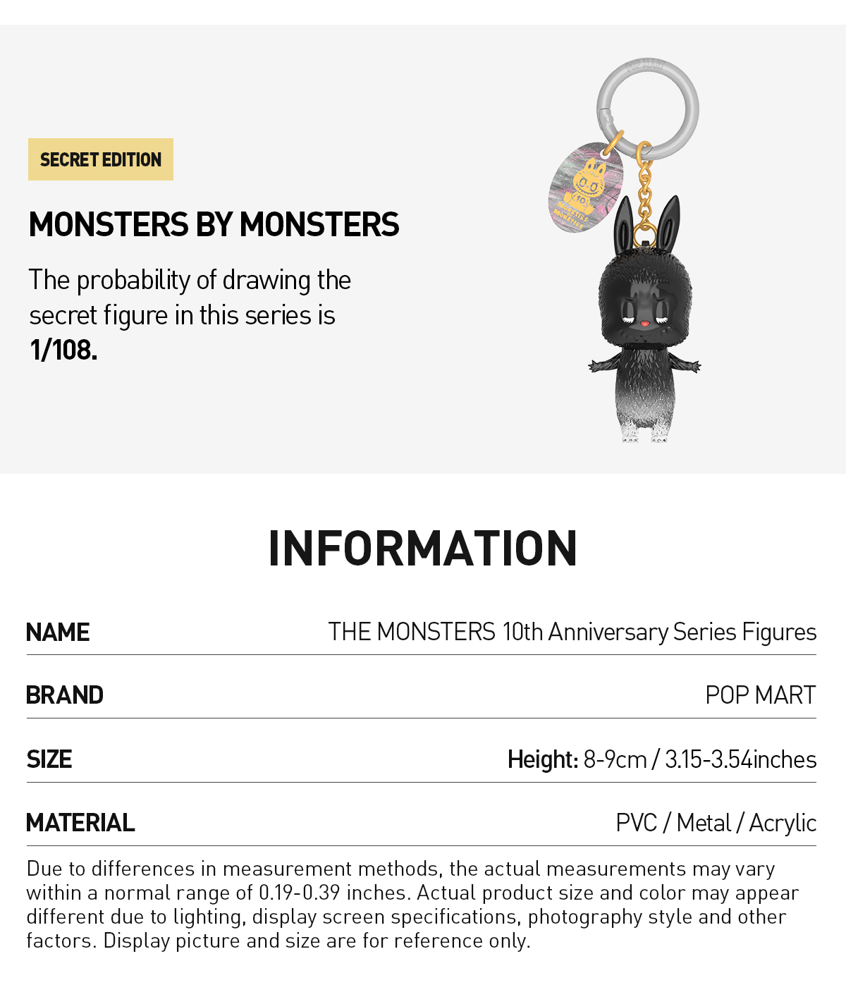 POP NOW:THE MONSTERS 10th Anniversary Series Figures - POP MART