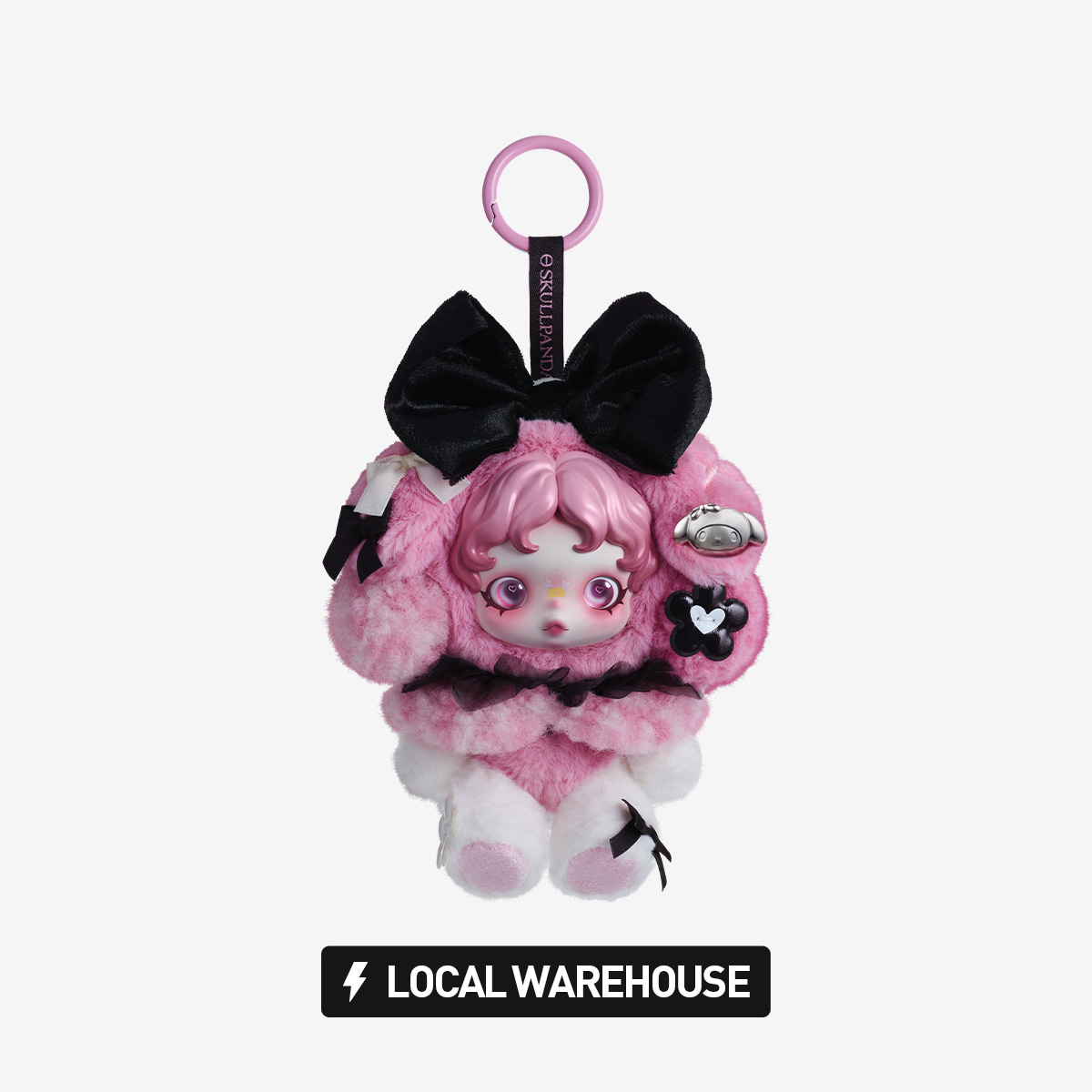 POP MARTSKULLPANDAスカルパンダMY MELODYKUROMI SKULLPANDA × MY MELODY Plush - POP MART (United States)