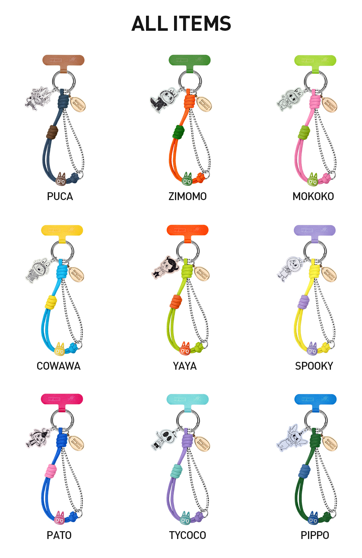 THE MONSTERS 10th Anniversary Series-Phone Charm|POP MART US Official