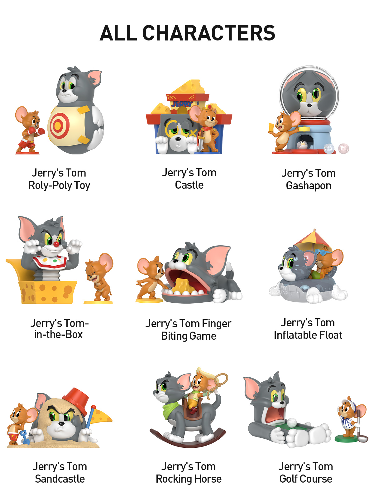 POP NOW:Tom and Jerry: Funfair Series Figures - POP MART (United