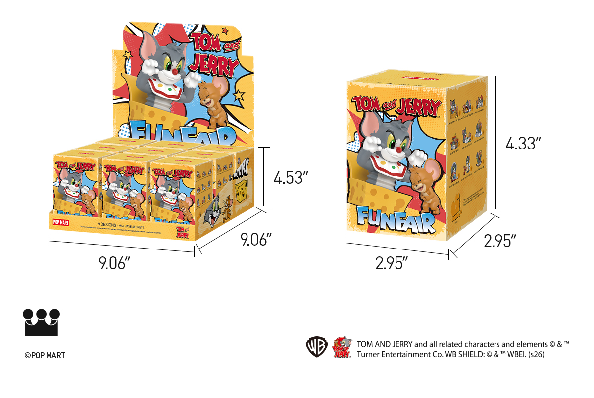 POP NOW:Tom and Jerry: Funfair Series Figures - POP MART (United