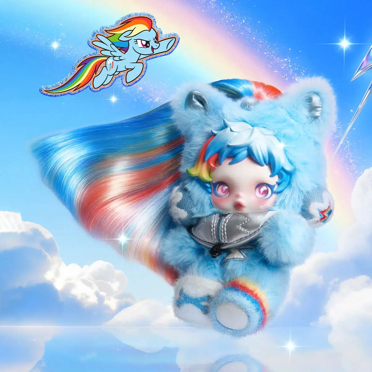 SKULLPANDA × My Little Pony Series Plush Doll Pendant - POP MART 