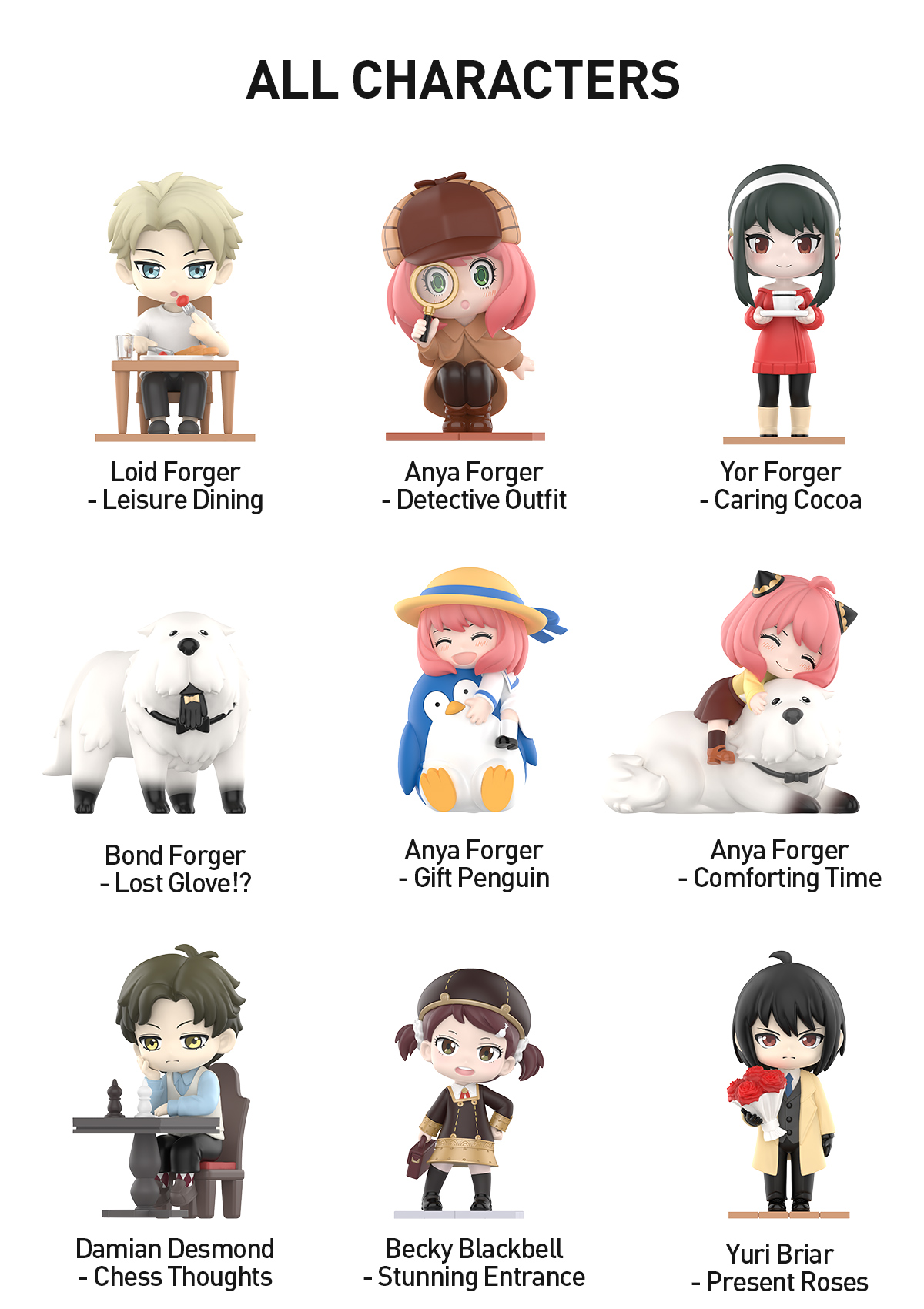POP NOW:SPY × FAMILY Daily Life Series Figures-Copy-Copy - POP