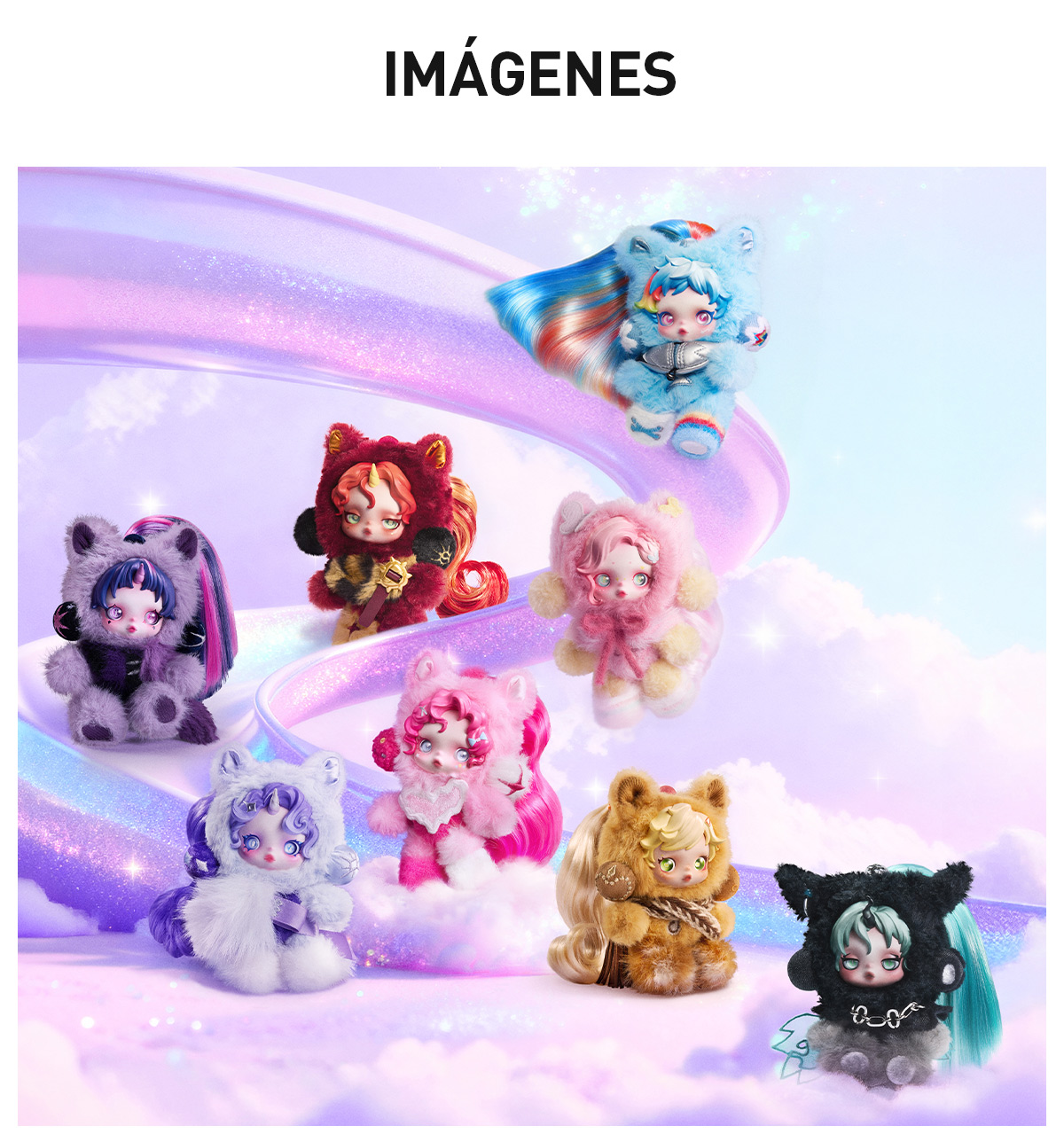 POP NOW:SKULLPANDA × My Little Pony Series Plush Doll Pendant POP NOW:SKULLPANDA × My Little Pony Series Plush Doll Pendant