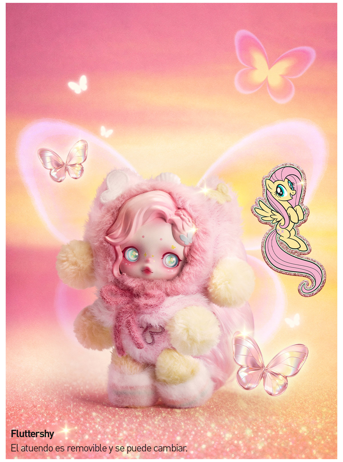 POP NOW:SKULLPANDA × My Little Pony Series Plush Doll Pendant POP NOW:SKULLPANDA × My Little Pony Series Plush Doll Pendant