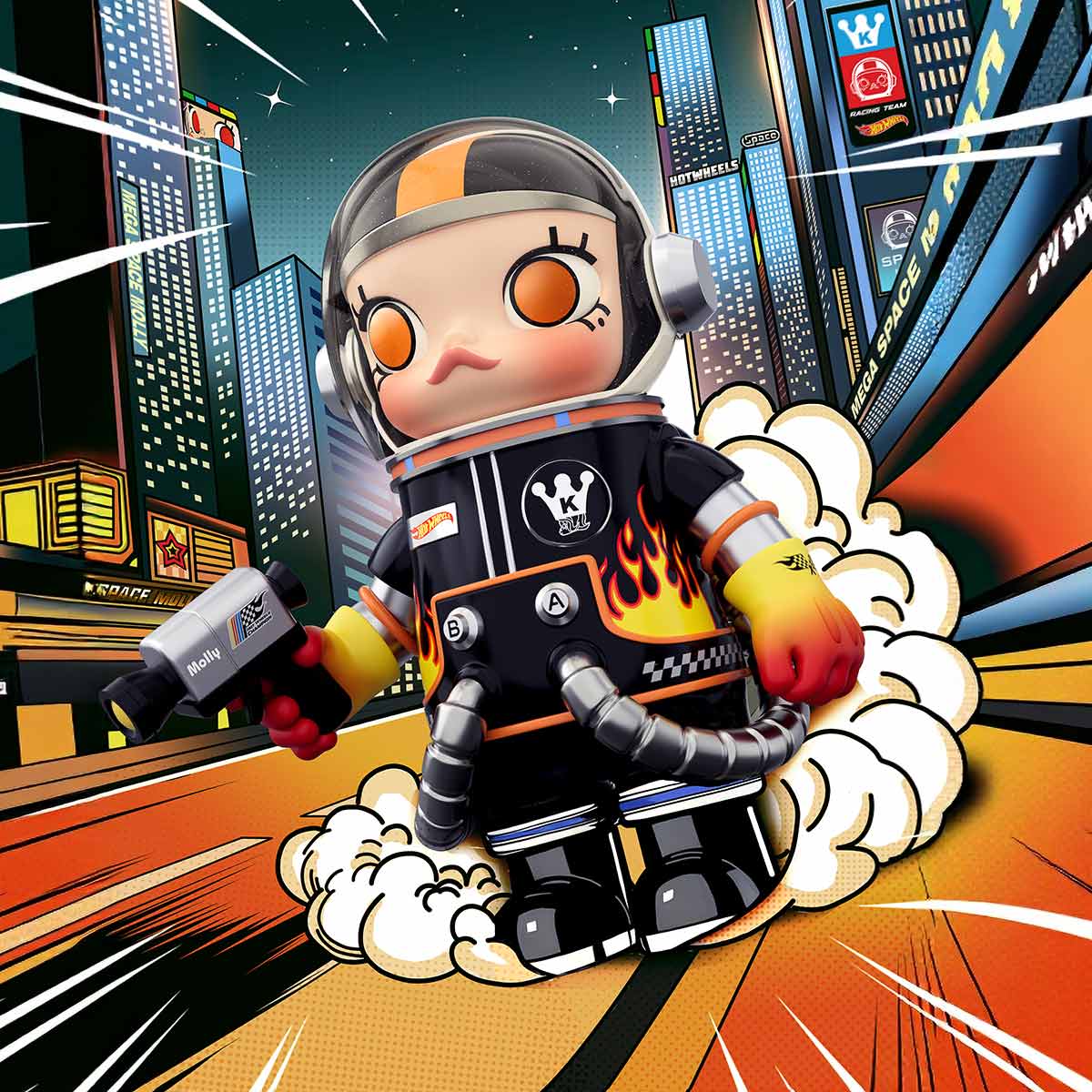 MEGA SPACE MOLLY 400% HOT WHEELS - POP MART (United States)