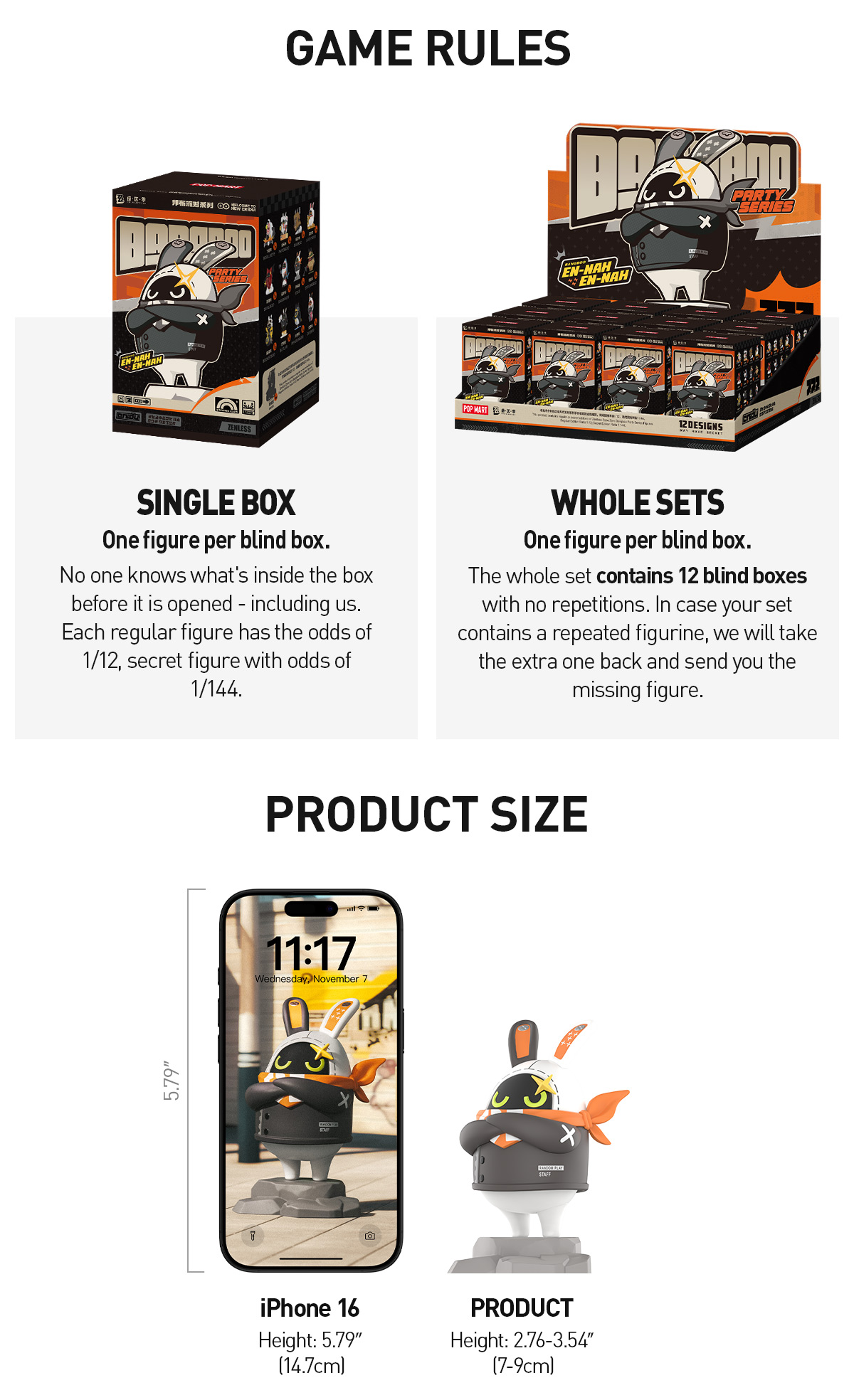 POP NOW:Zenless Zone Zero Bangboo Party Series Figures - POP MART