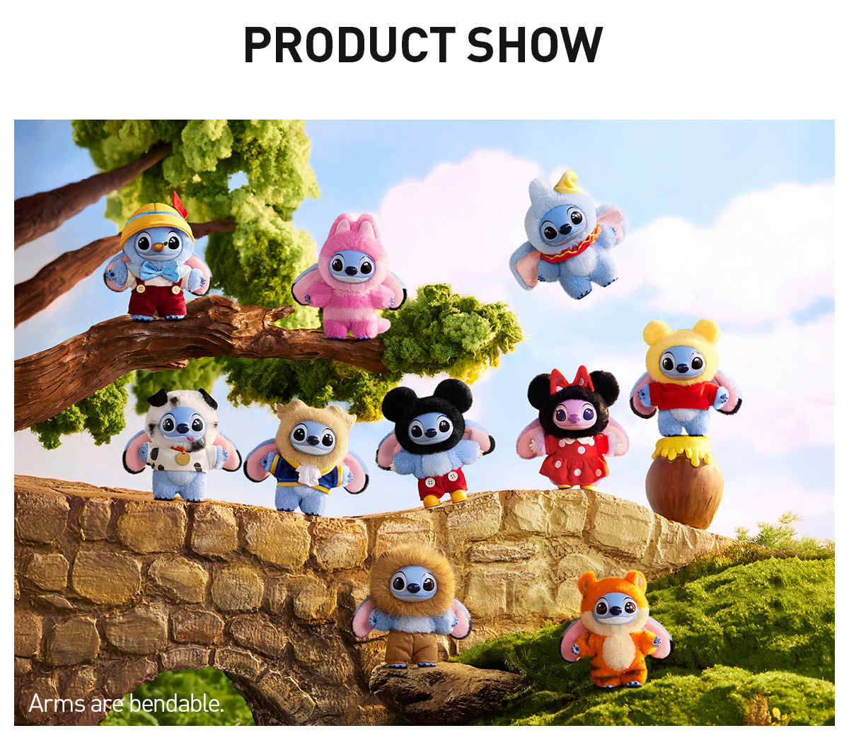 POP NOW:Stitch Adventure Series Vinyl Plush Pendant - POP MART