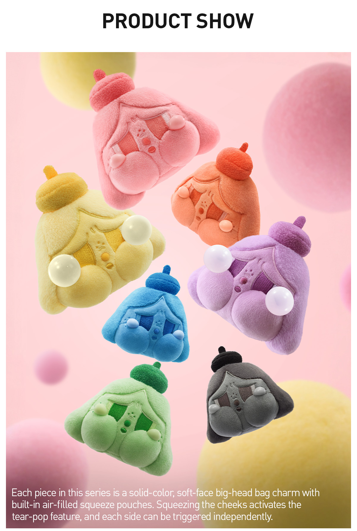 POP NOW:CRYBABY Tears Launch Project Series-Plush Pendant Blind