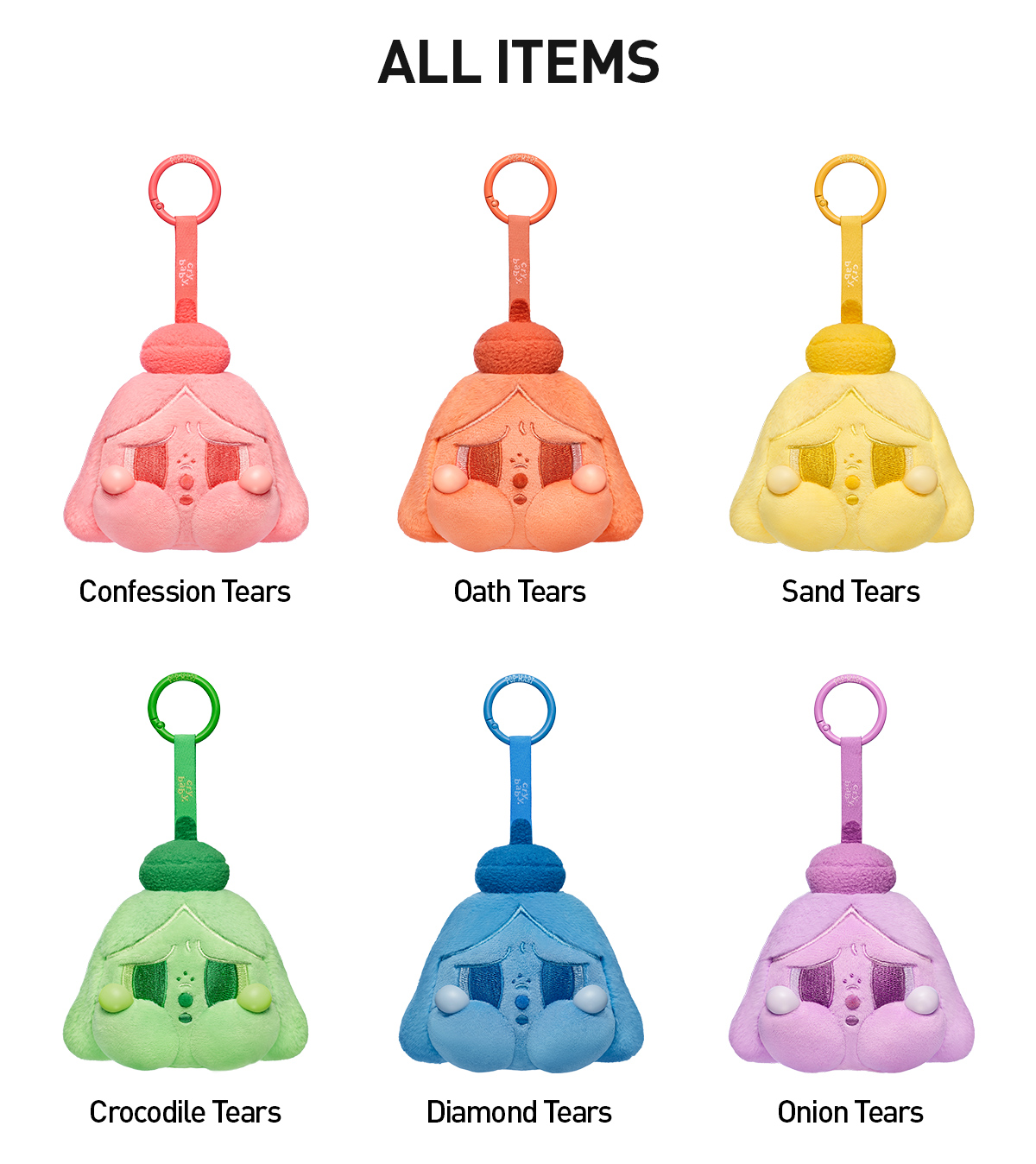 POP NOW:CRYBABY Tears Launch Project Series-Plush Pendant Blind