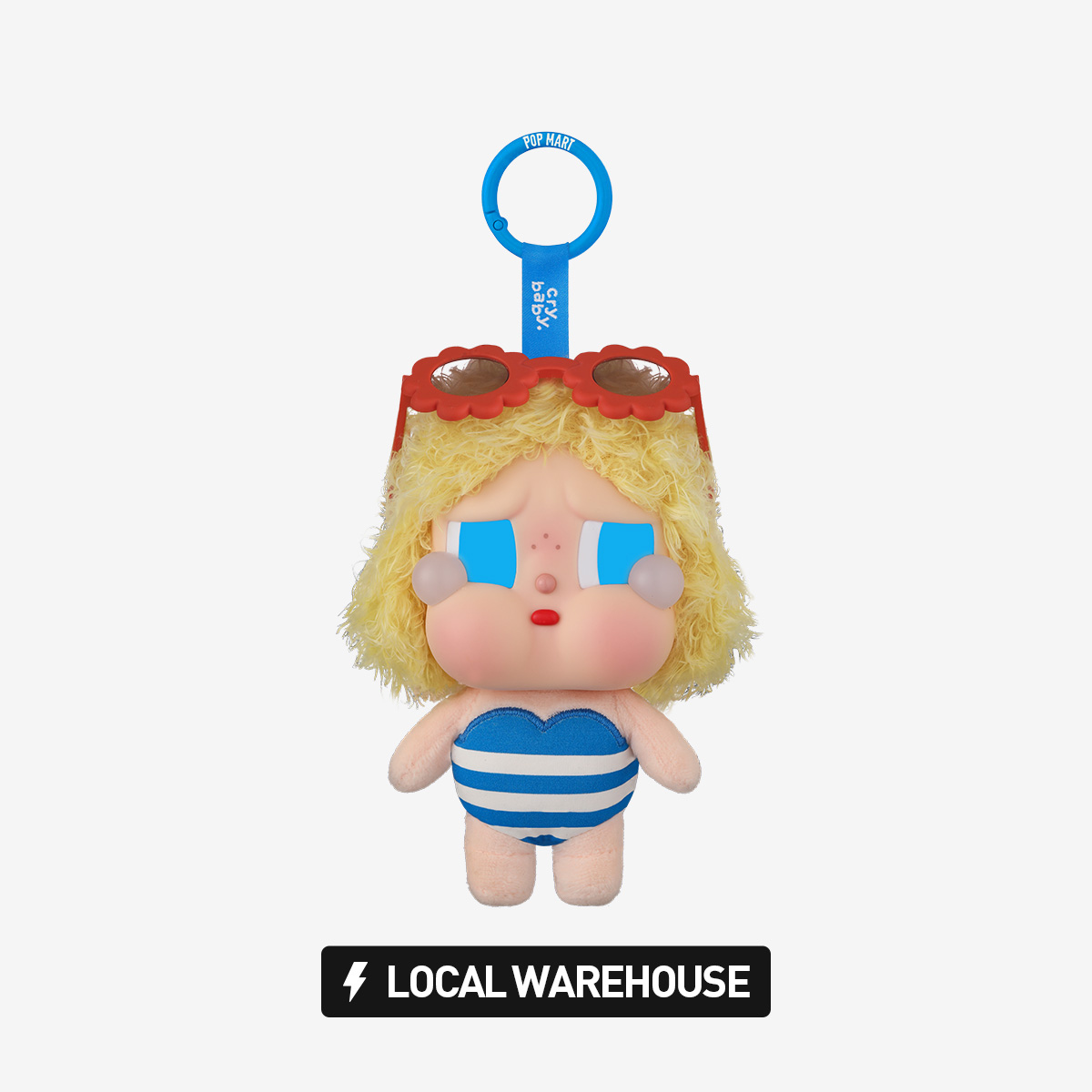 POP MART CRYBABY vacation mode onシークレット CRYBABY Vacation Mode On Series-Vinyl Plush Pendant Blind Box