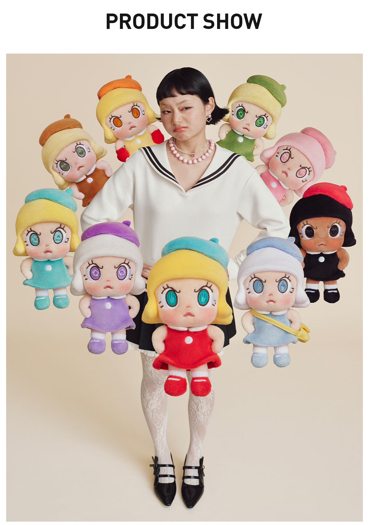 POPMART Angry Molly Angry Energyシリーズ POP NOW:Angry Molly Mood Blossom Series Plush Toy - POP MART