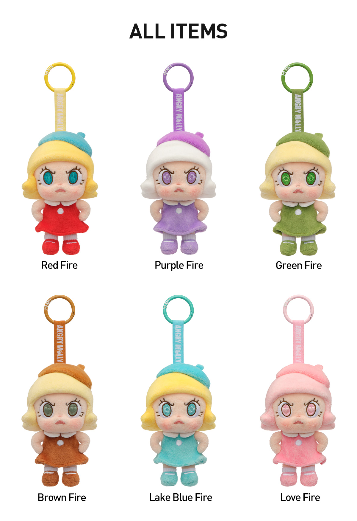 POP NOW:Angry Molly Mood Blossom Series Plush Toy - POP MART