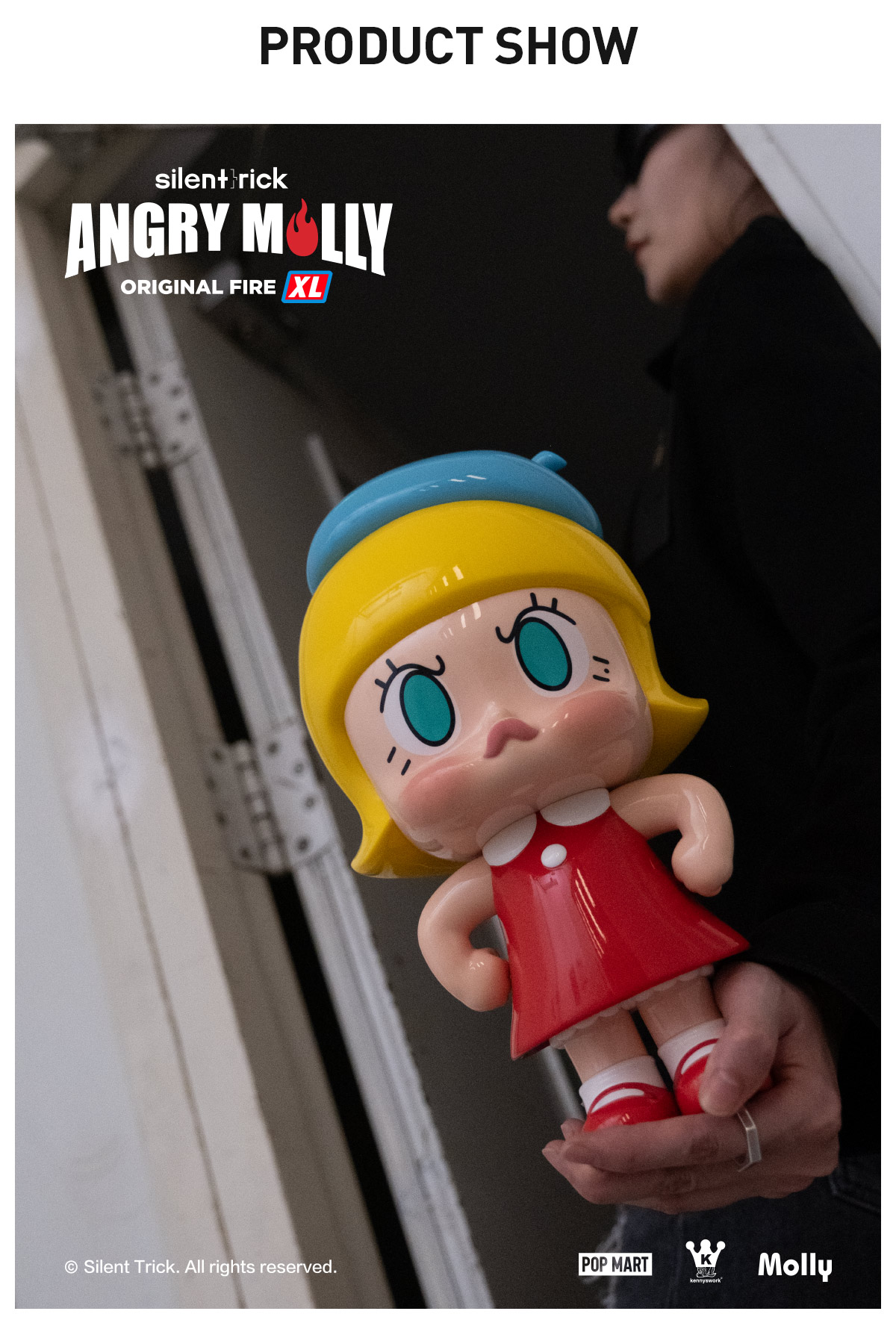 限定996体Angry Molly Eyes Fire Designer Toy Angry Molly - Original Fire XL｜Designer Toy - POP MART (Canada)