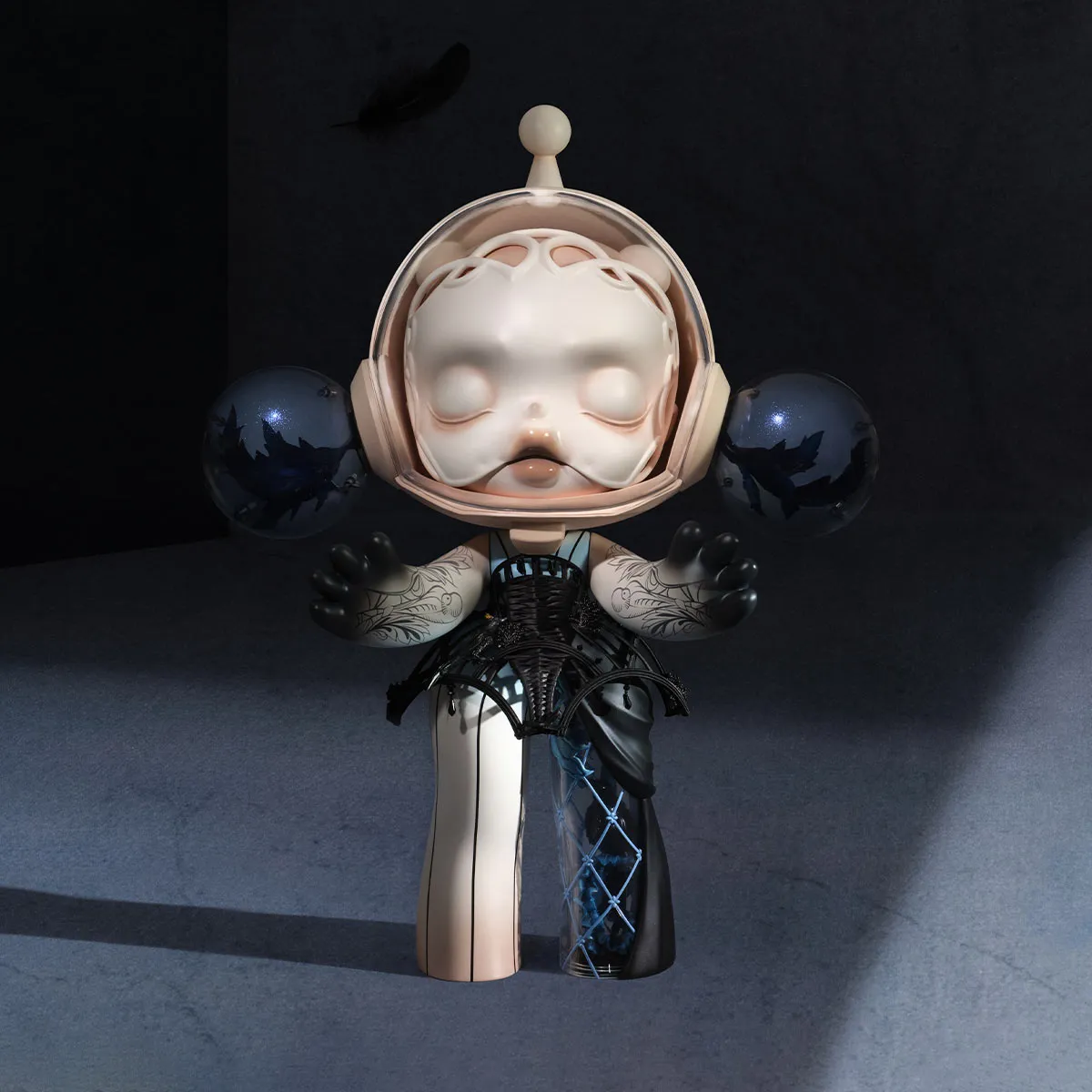 MEGA α SKULLPANDA 1000% Guo Pei-Alternate Universe