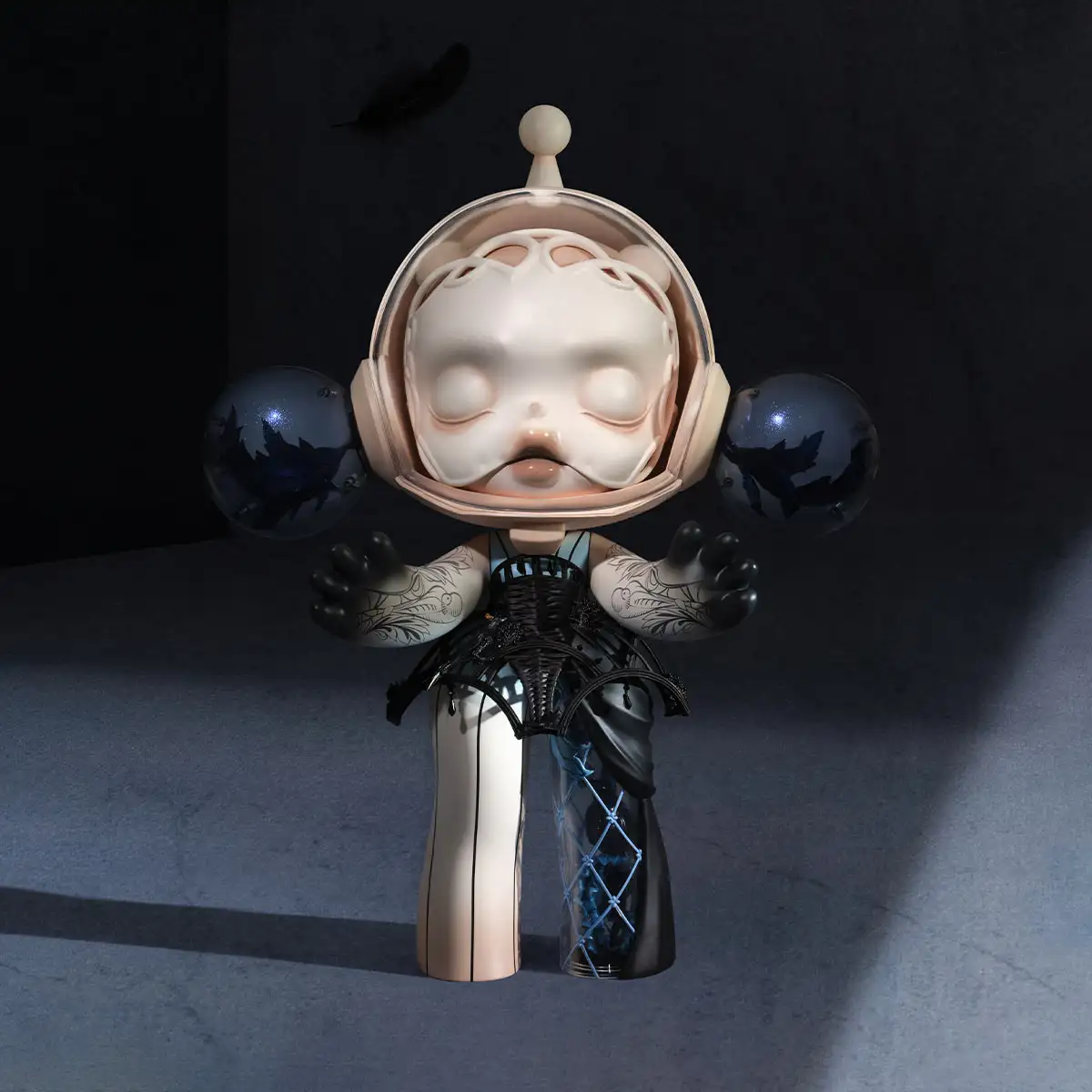 MEGA α SKULLPANDA 1000% Guo Pei-Alternate Universe