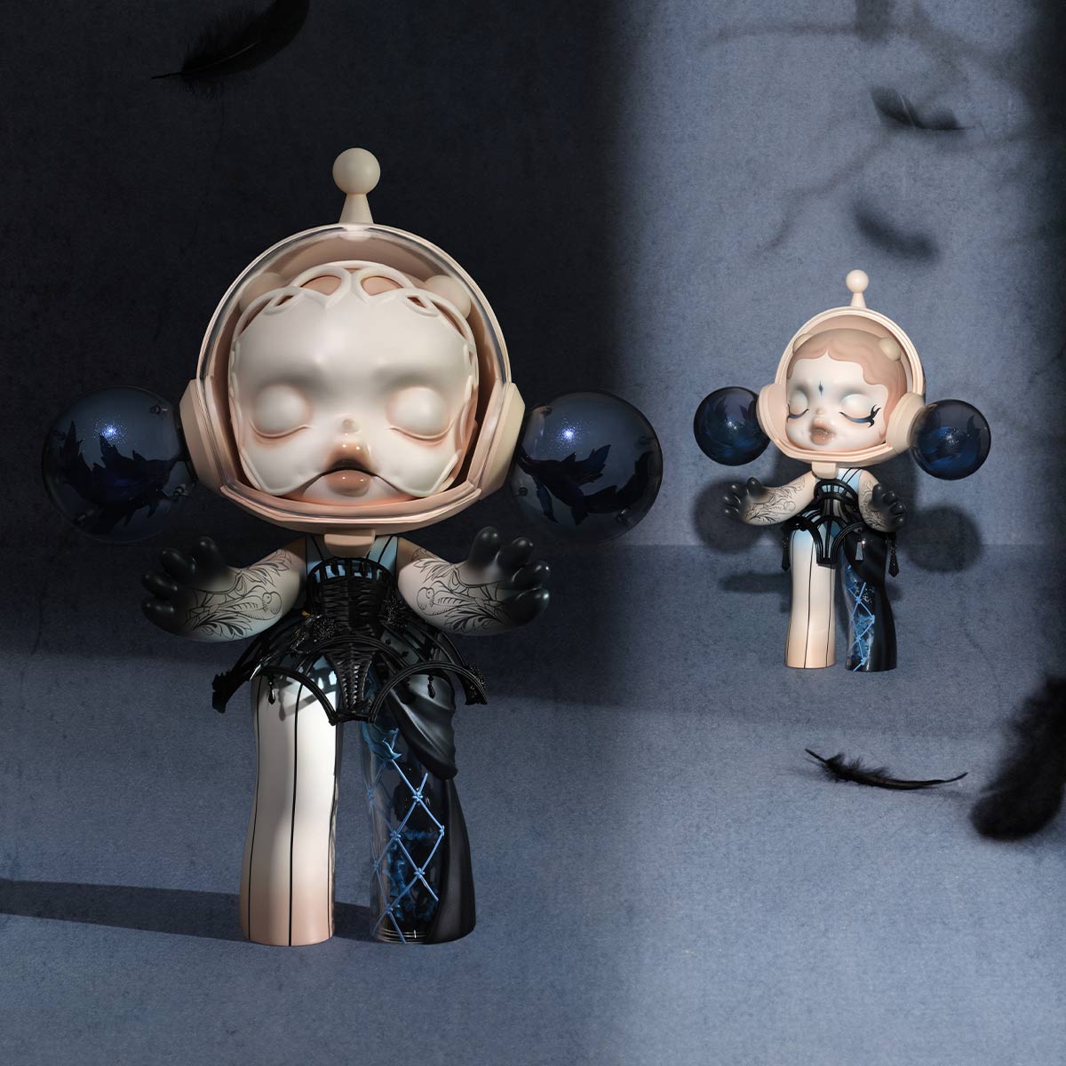 MEGA α SKULLPANDA 1000% Guo Pei-Alternate Universe|POP MART US