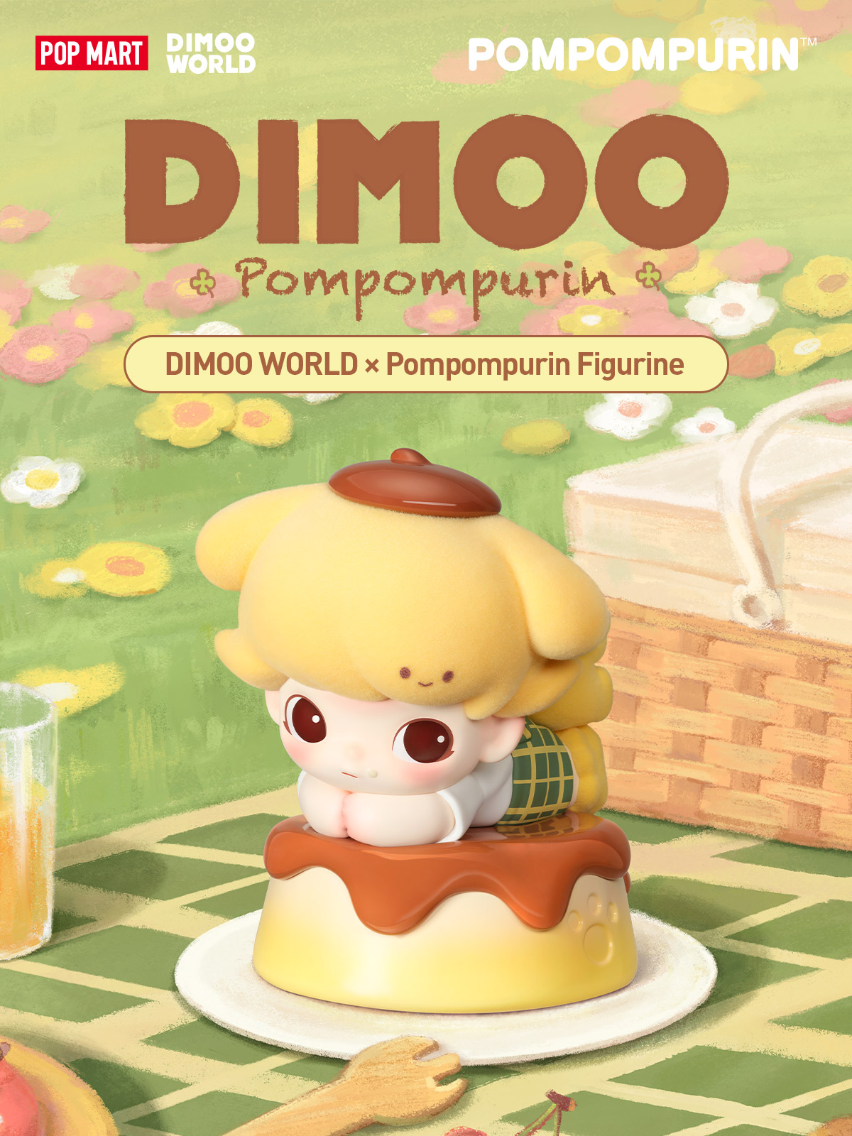 DIMOO WORLD × Pompompurin Figurine - POP MART (United States)
