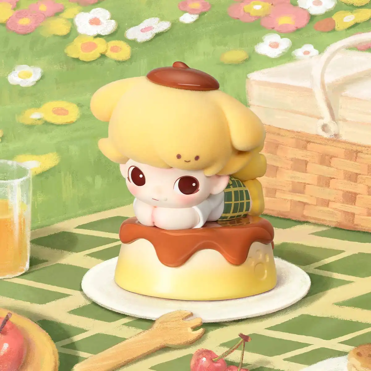 DIMOO WORLD × Pompompurin Figurine