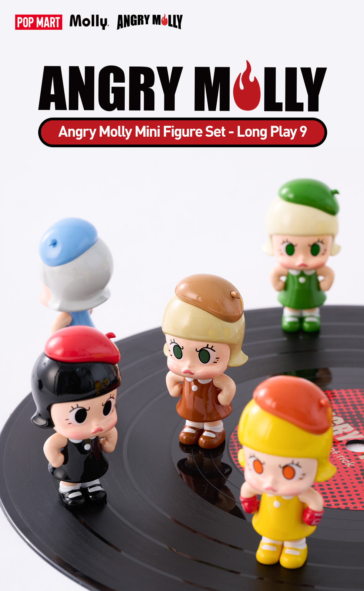 Angry Molly Mini Figure Set - Long Play 9 - POP MART (United States)