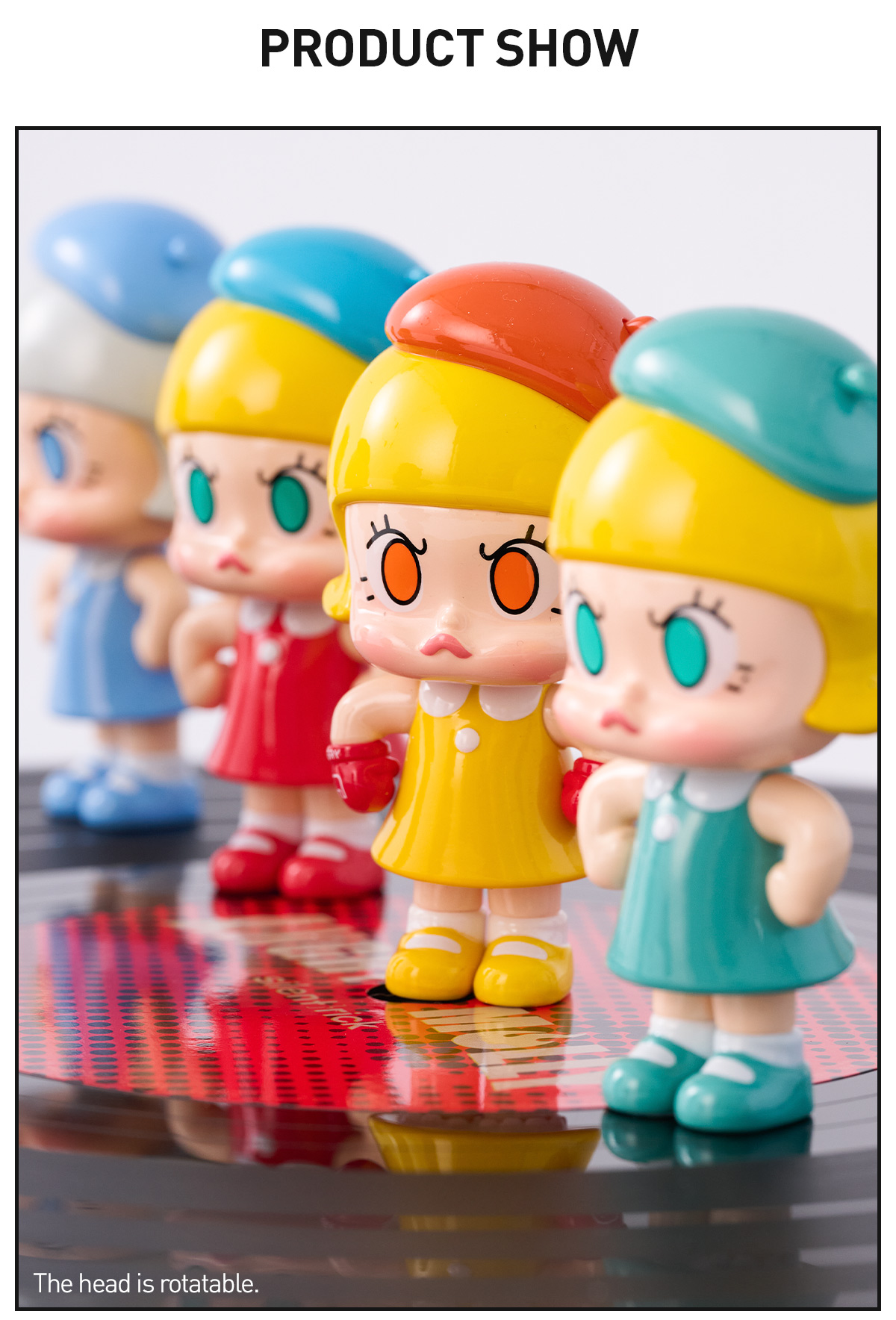 【即日発送】Angry Molly Mini Figure Set Angry Molly Mini Figure Set - Long Play 9 - POP MART (United States)