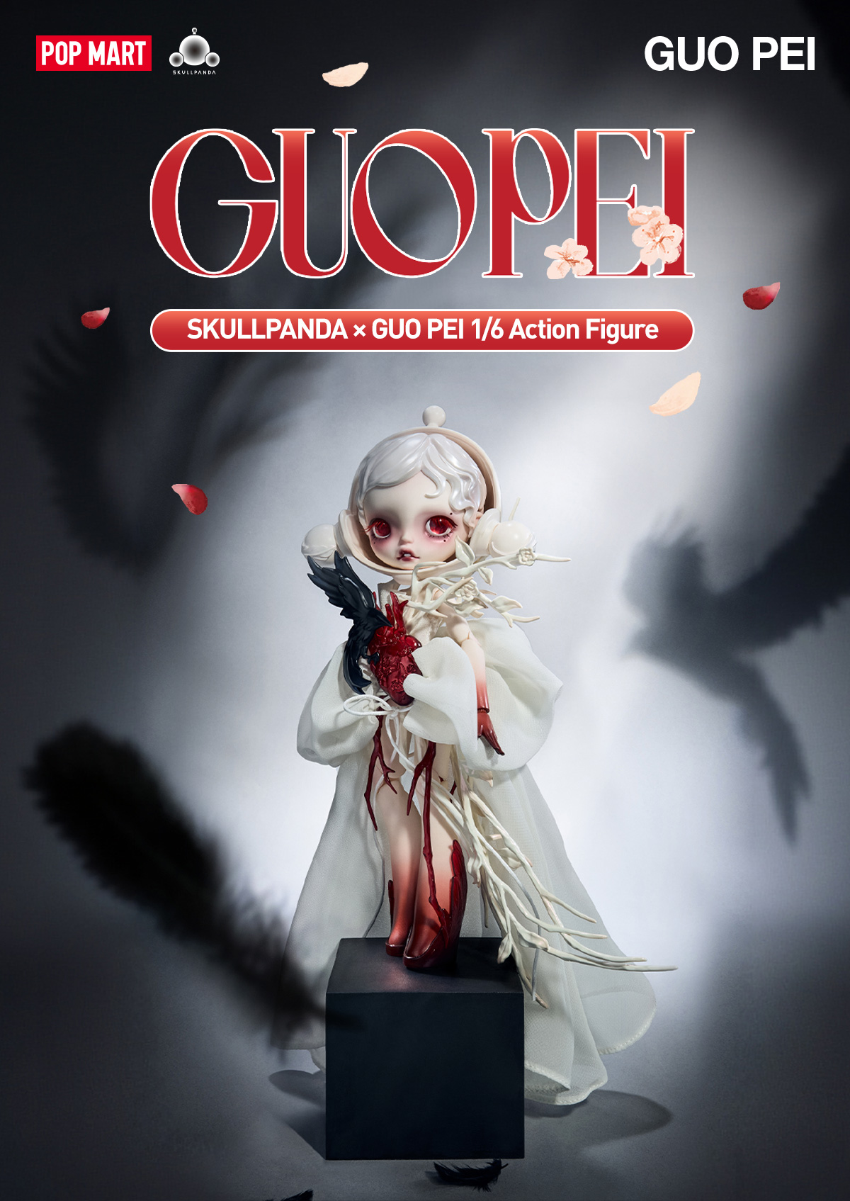 SKULLPANDA × GUO PEI 1/6 Action Figure - POP MART (United States)