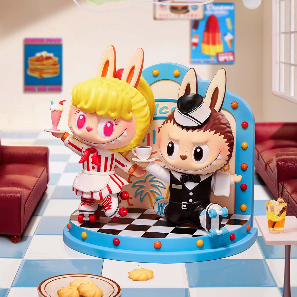 POP MART ラブブ Cafeteria フィギュア 新品 THE MONSTERS Cafeteria Figurine - POP MART (United States)