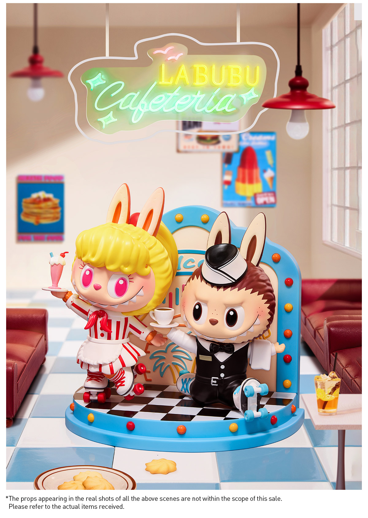 POP MART LABUBU Cafeteria フィギュア THE MONSTERS Cafeteria Figurine - POP MART (Canada)
