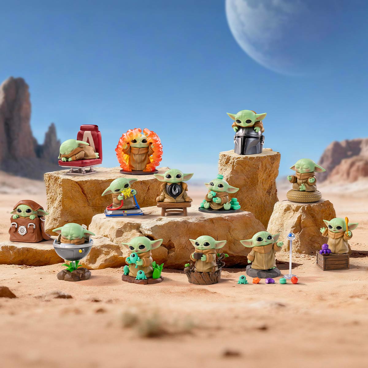 Star Wars Grogu Tiny But Mighty Series Figures - POP MART (Canada)