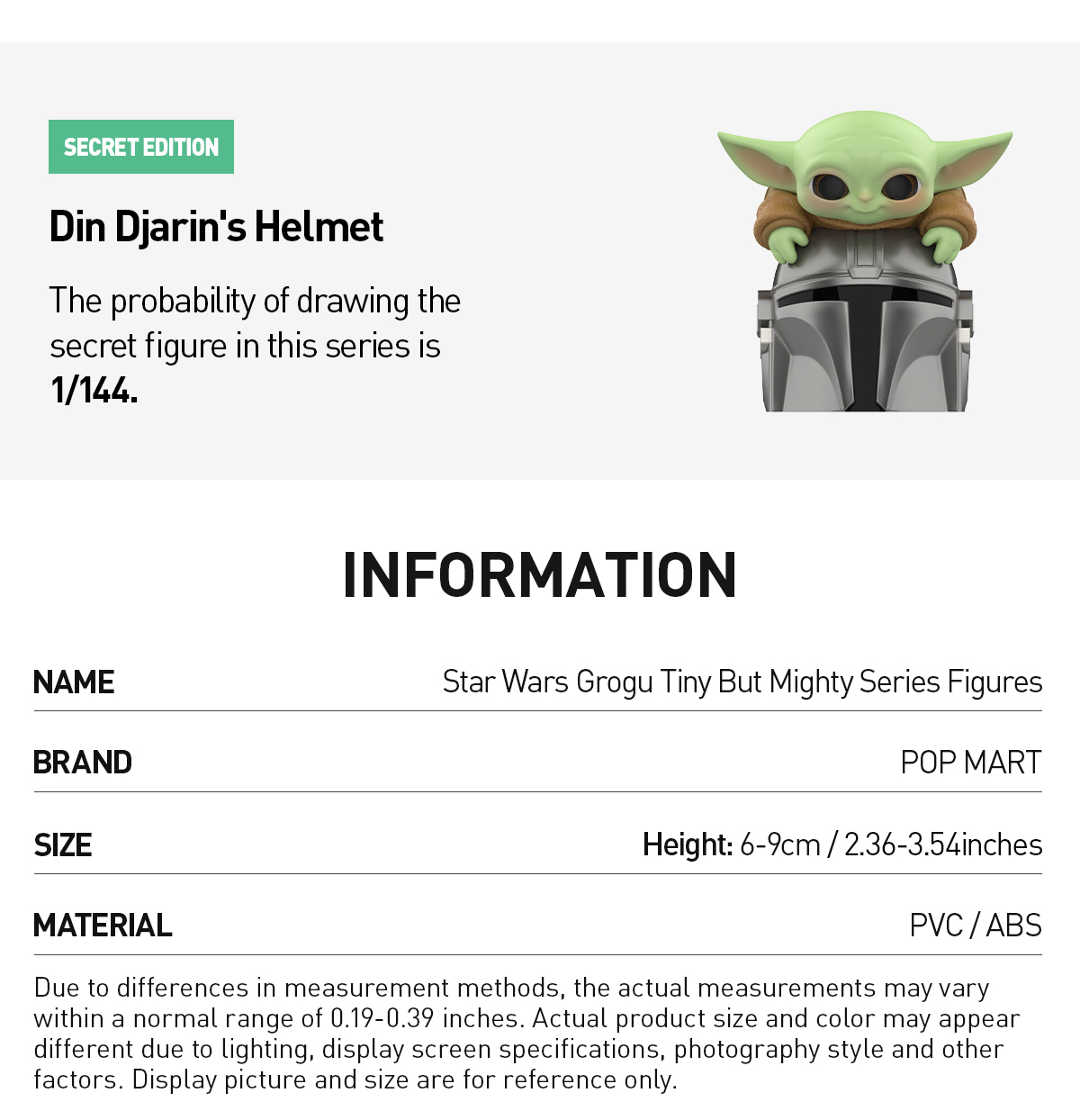 Star Wars Grogu Tiny But Mighty Series Figures|POP MART Canada