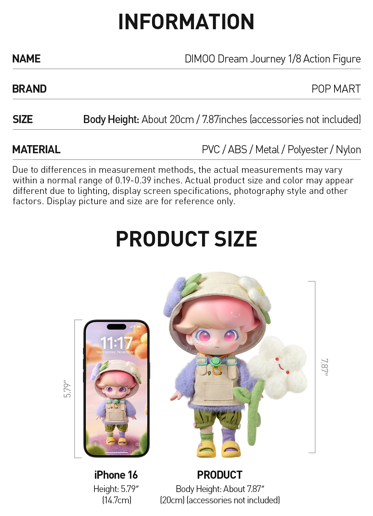 DIMOO Dream Journey 1/8 Action Figure|POP MART US Official