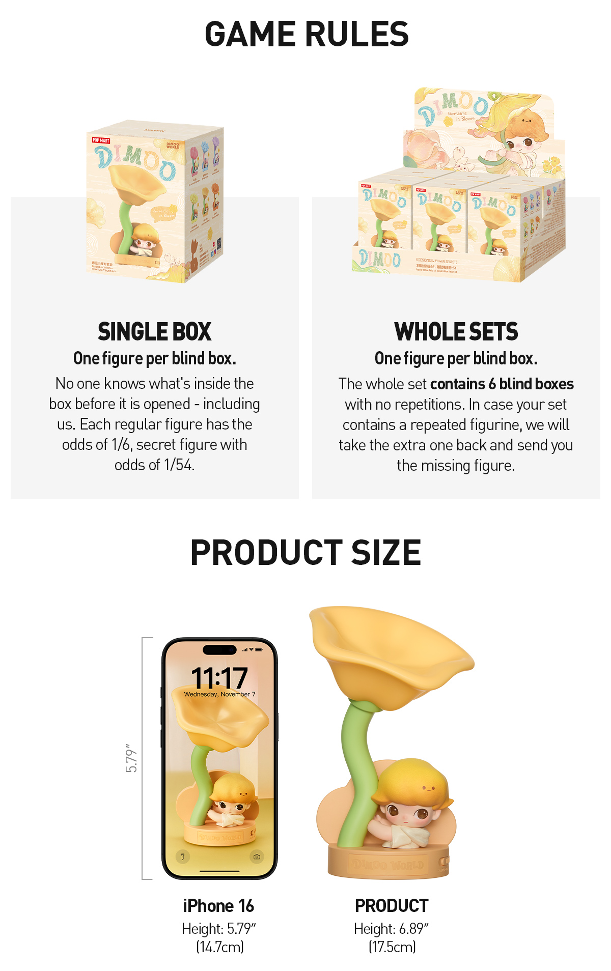 POP NOW:DIMOO Moments in Bloom Series - Sensor-activated