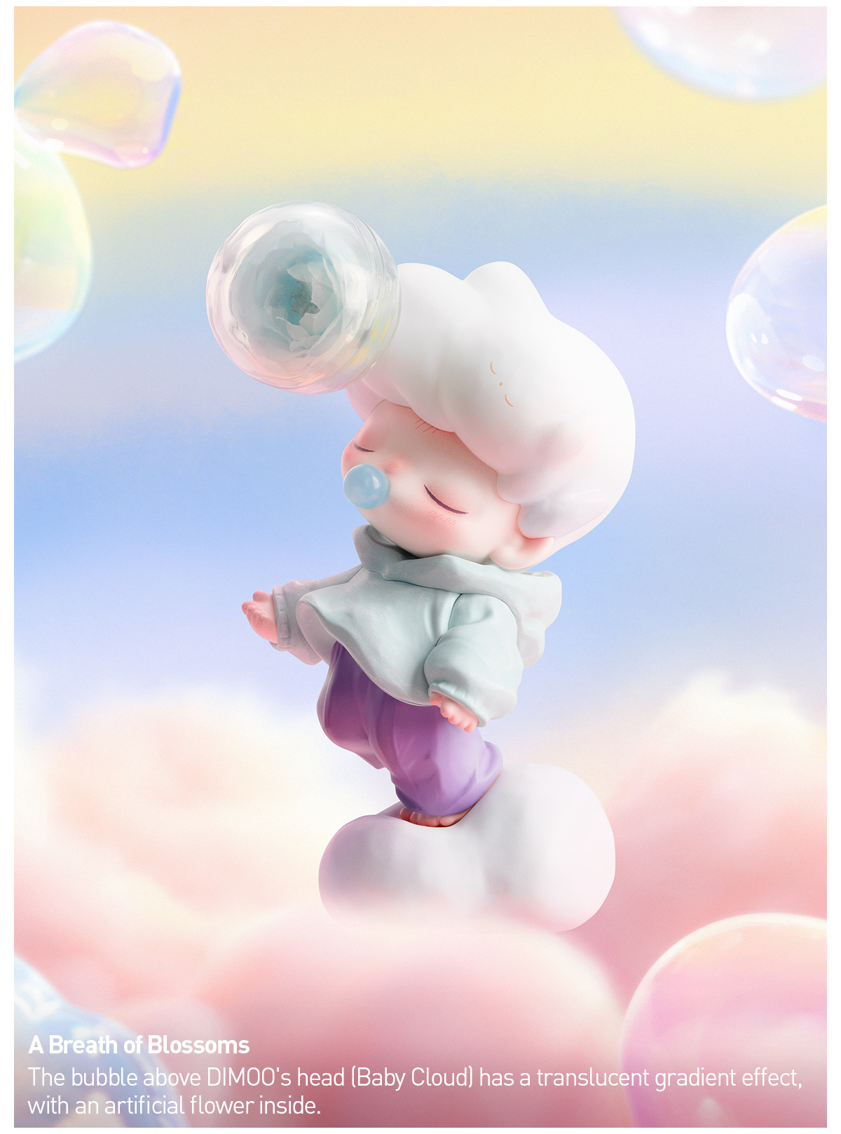 POP NOW:DIMOO Moments in Bloom Series Figures - POP MART (United