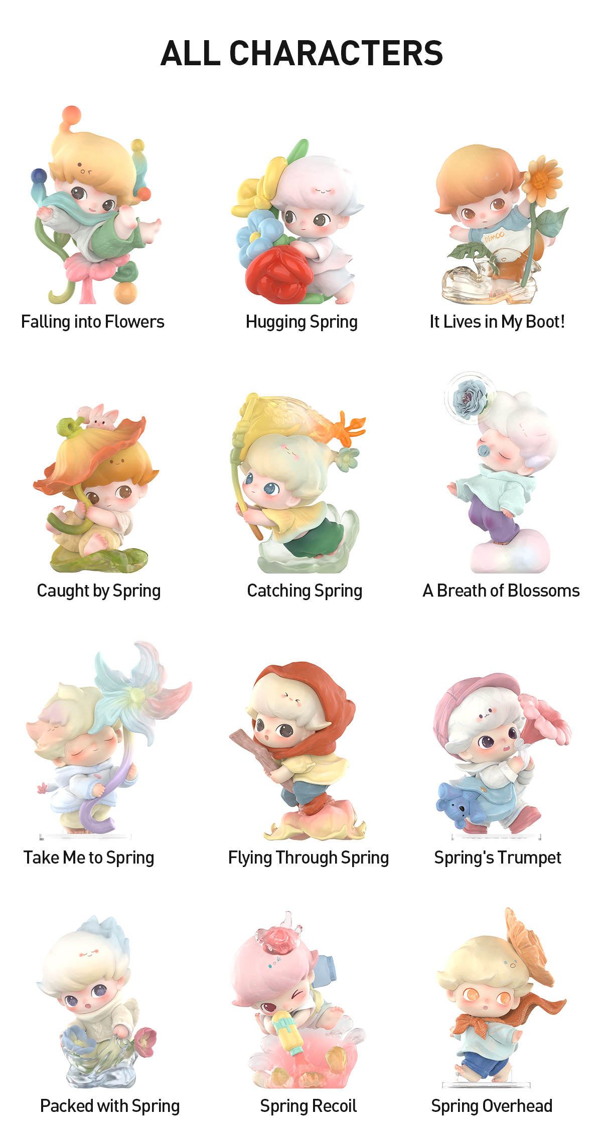 POP NOW:DIMOO Moments in Bloom Series Figures - POP MART (United