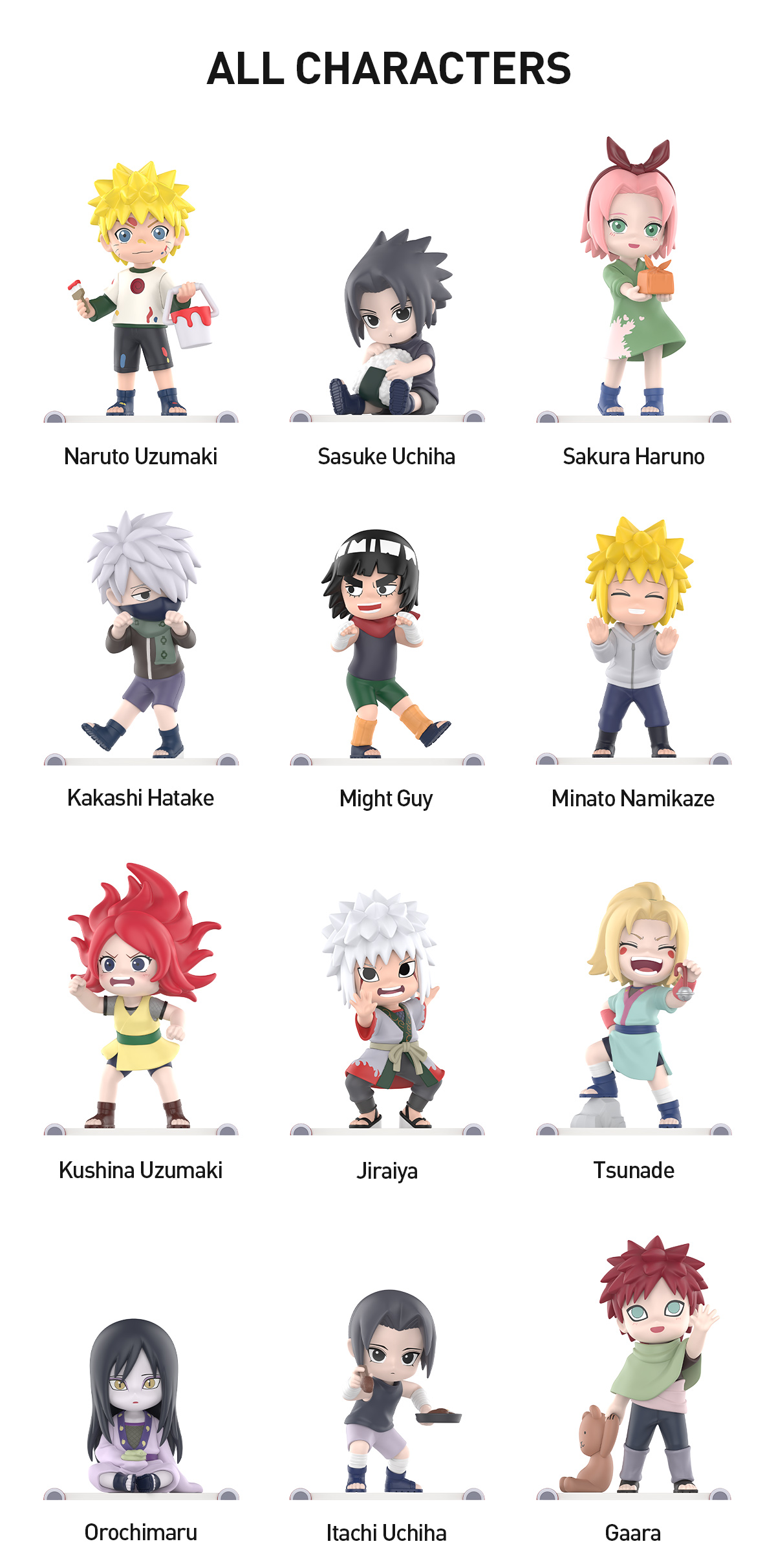 POP MART Naruto Shippuden Childhood Series Confirm Figure Sealed