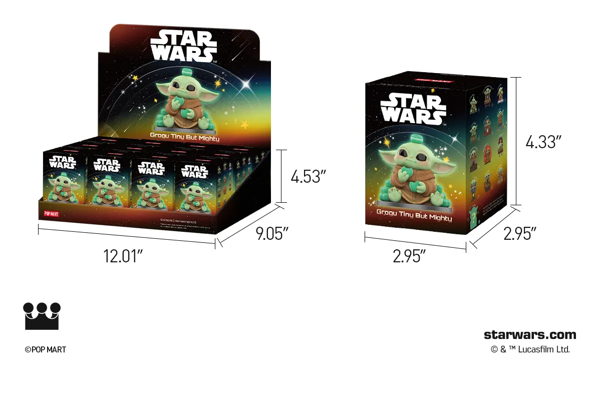 POP NOW:Star Wars Grogu Tiny But Mighty Series Figures - POP MART 