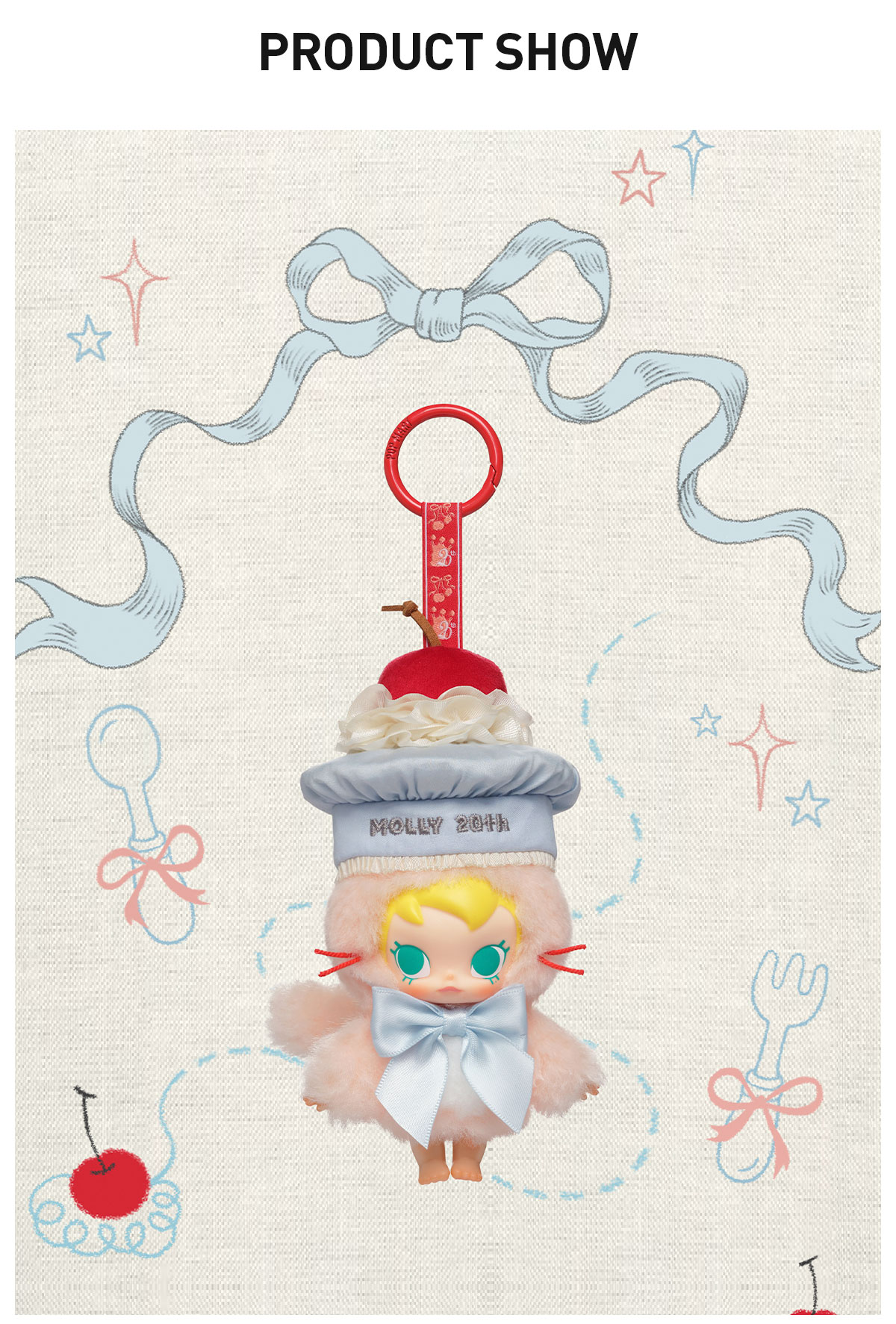 Baby Molly 20th Anniversary Vinyl Plush Blister Pack - POP MART