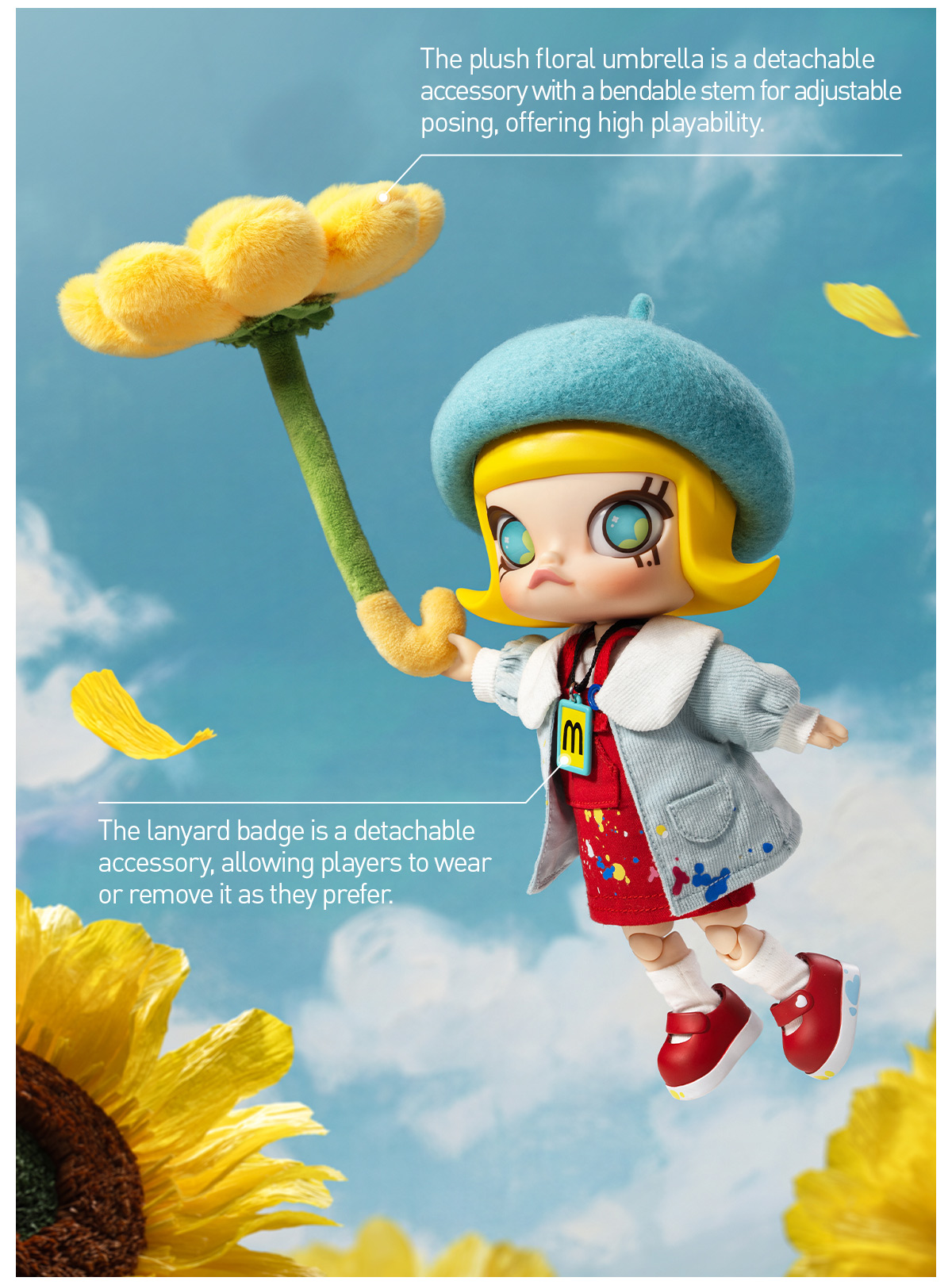 MOLLY 20th Anniversary Series 1/8 Action Figure - POP MART (Canada)