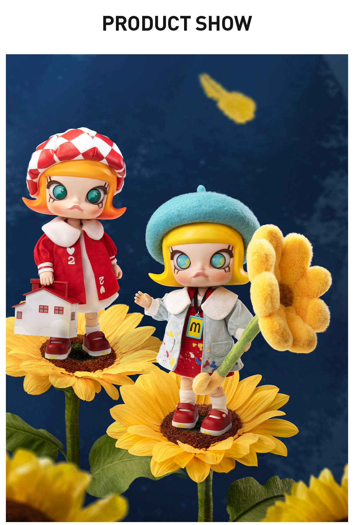 MOLLY 20th Anniversary Series 1/8 Action Figure|POP MART US Official