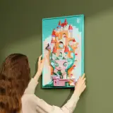 POP MART-MOLLY Lost Triceratops Building Block Art - Banner 3