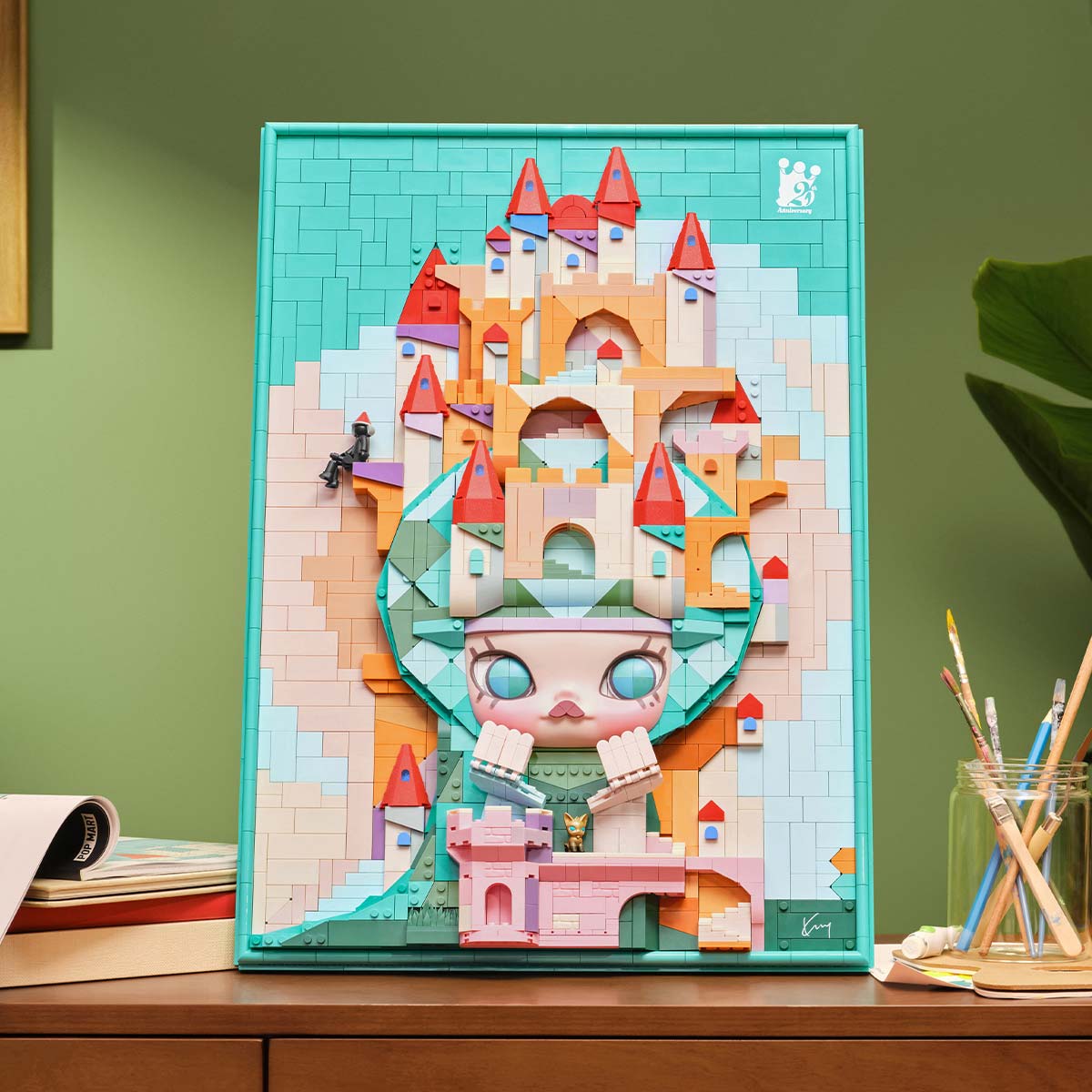 MOLLY Lost Triceratops Building Block Art - POP MART (United States)