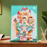 POP MART-MOLLY Lost Triceratops Building Block Art - Banner 4