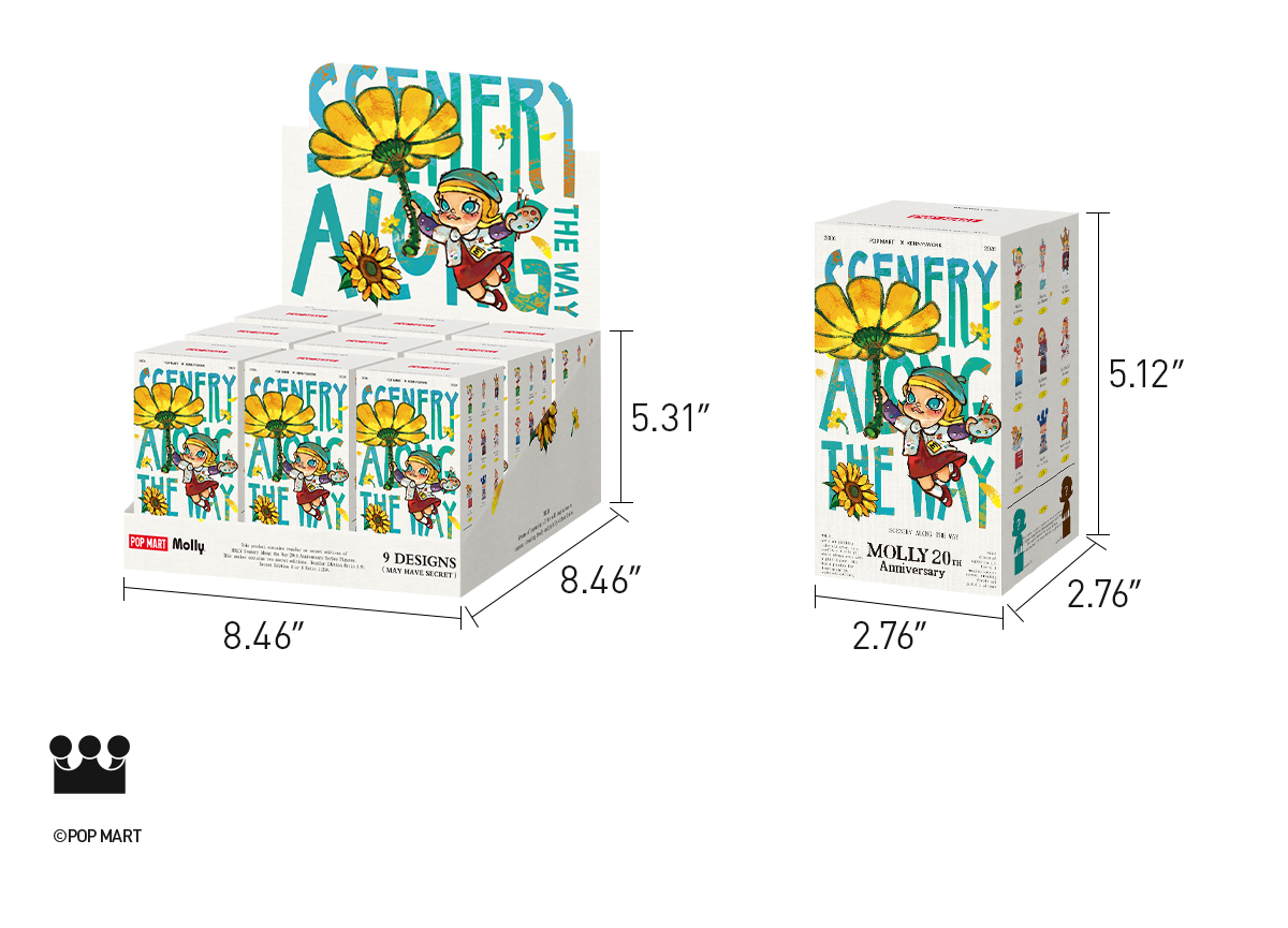 MOLLY Scenery Along the Way 20th Anniversary | POP MART | Fluffy