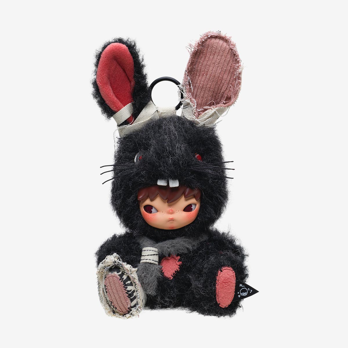 Popmart Hirono Lttle Hare シークレット Hirono Little Hare Plush Doll Pendant - POP MART (United States)