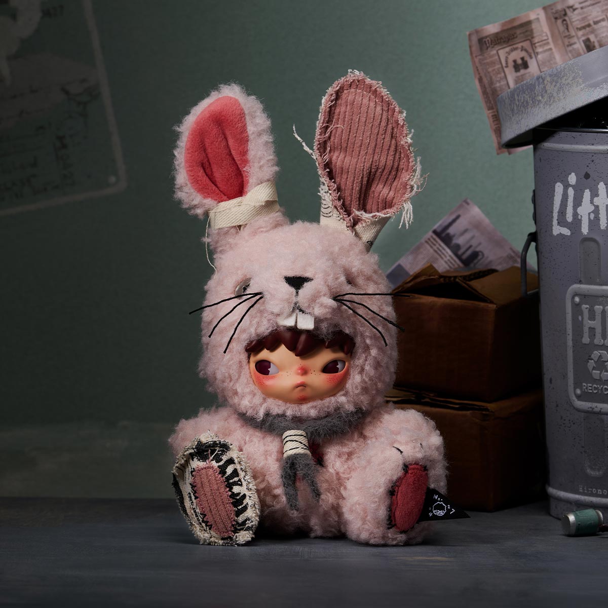 Hirono Little Hare Plush Doll Pendant - POP MART (United States)