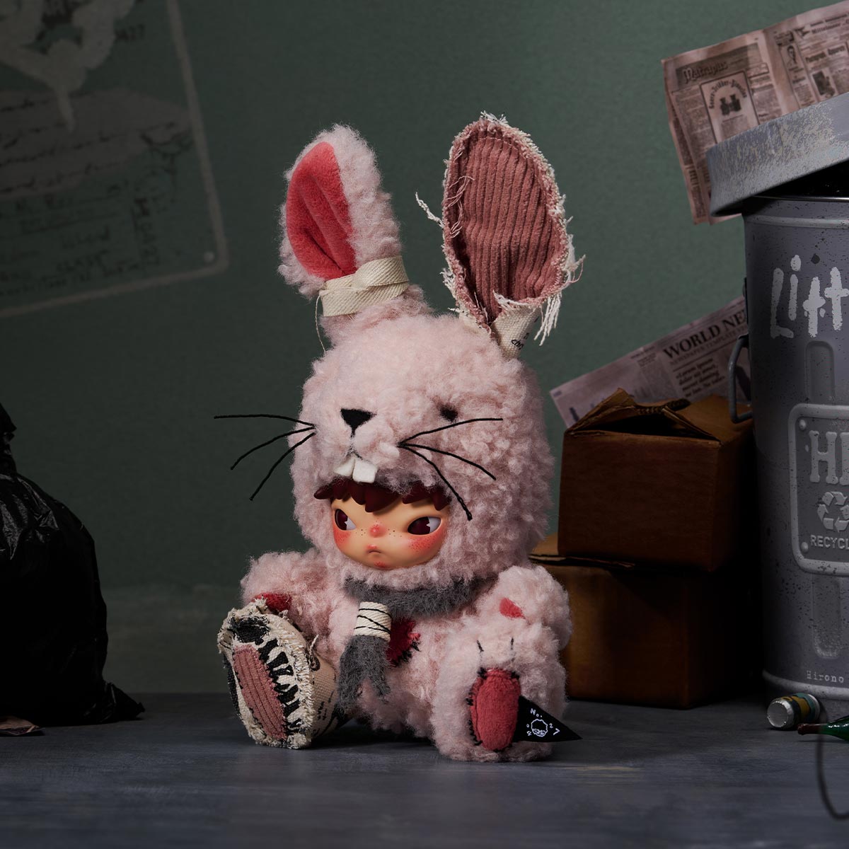 Hirono Little Hare Plush Doll Pendant - POP MART (United States)