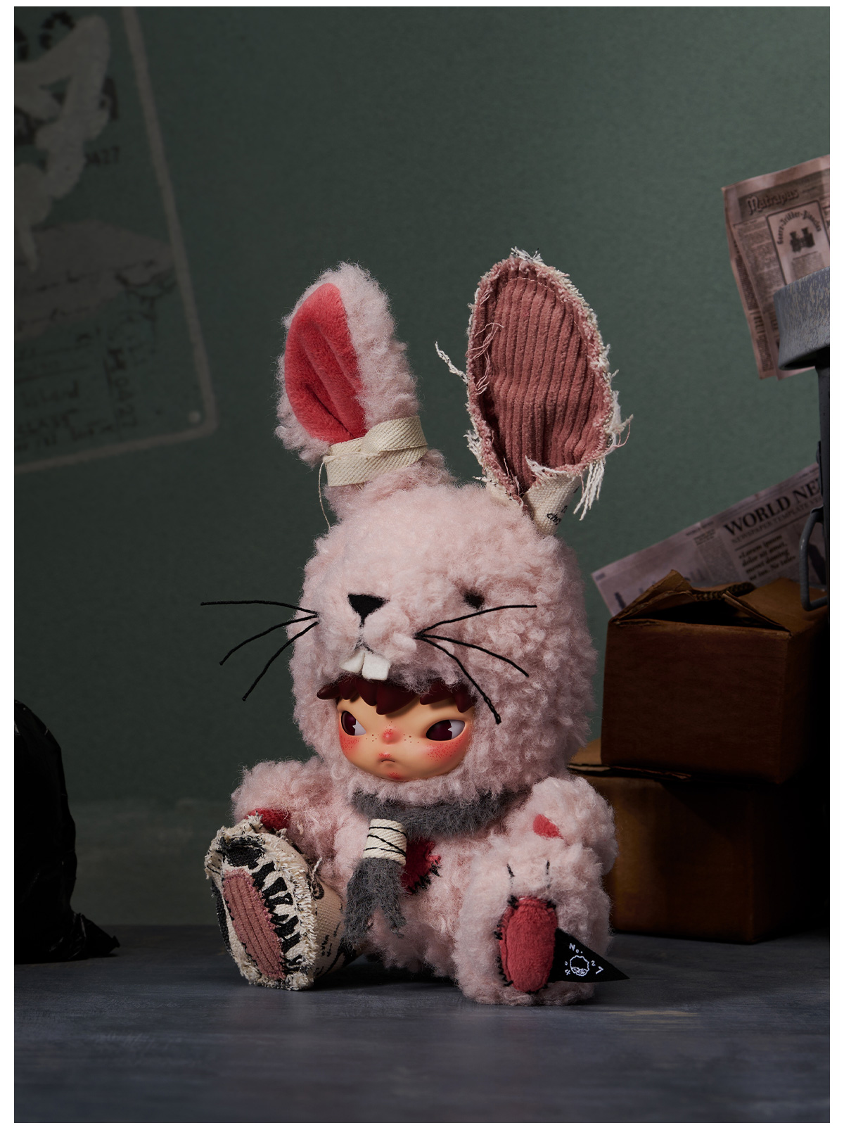 Hirono Little Hare Plush Doll Pendant - POP MART (United States)
