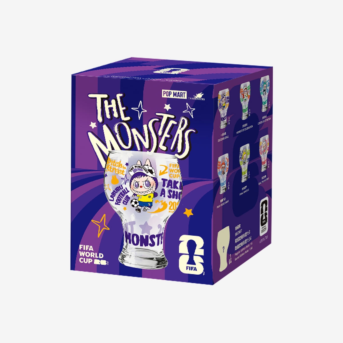 THE MONSTERS × FIFA SERIES-Glass Cup Blind Box - POP MART (United