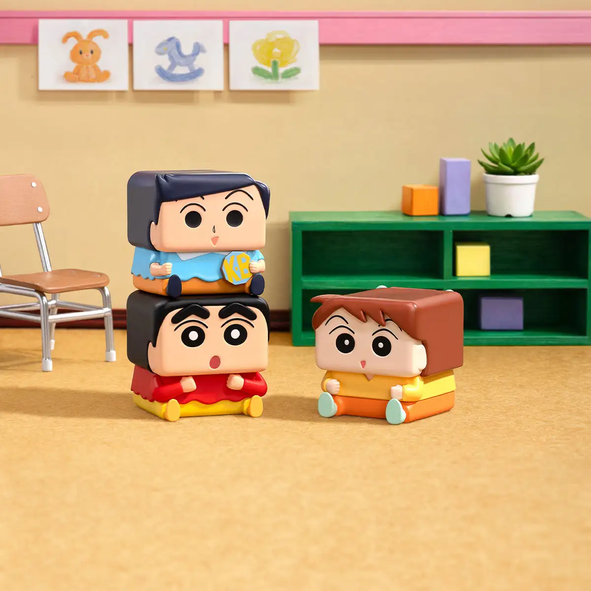 Crayon Shinchan POP CUBE-1 Series Figures